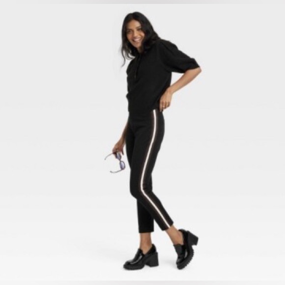 a new day Pants - A New Day | High Rise Slim Fit B-Stretch Black Ankle Pants